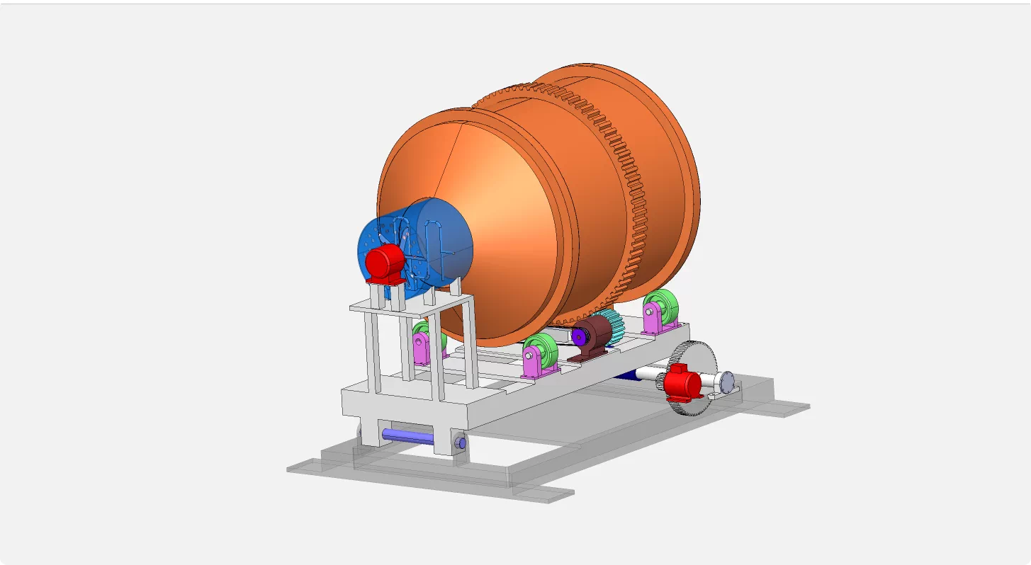 XY60-便携谷物烘干机设计【含SW三维图】