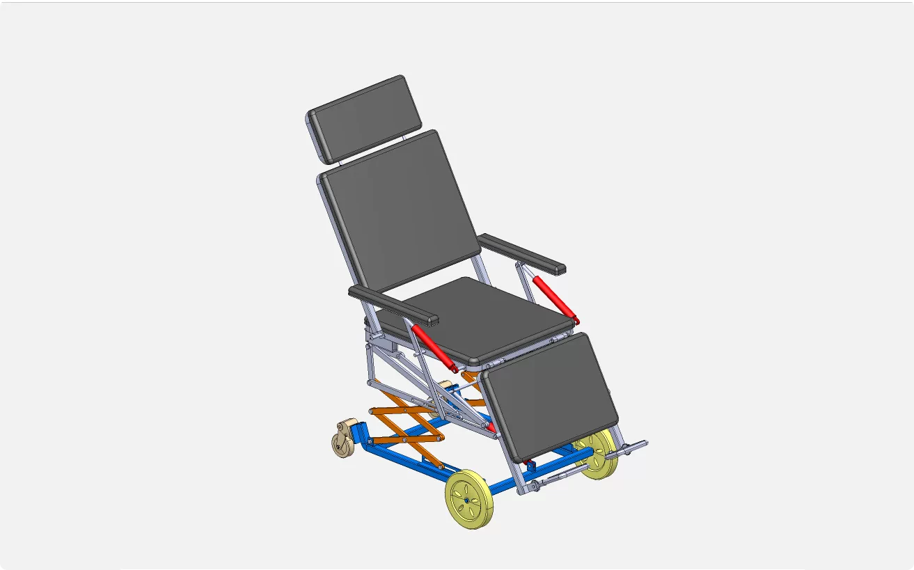 XY64-户外多功能座椅设计【含SW三维图】