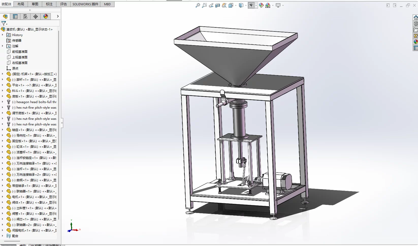 XY71-预制构件套筒灌浆机设计【含SW三维图】
