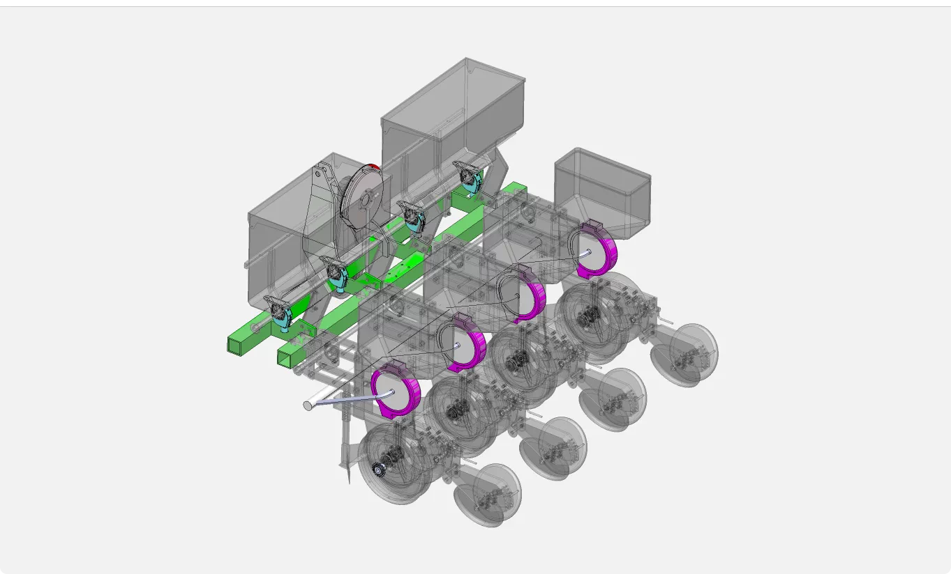 XY87-气吸式单元多株玉米排种器设计【含SW三维图】