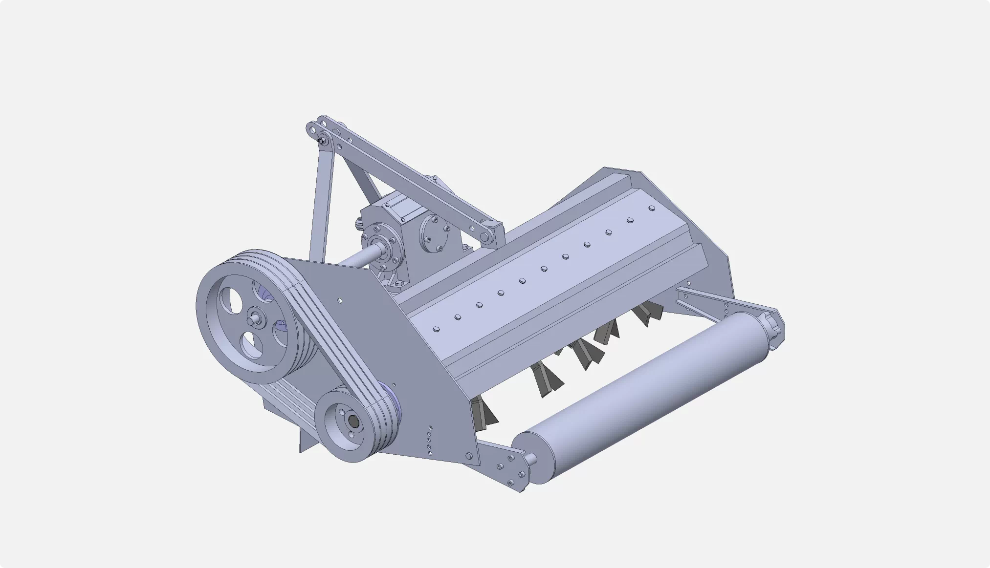XY95-秸秆还田机设计【含SW三维图】