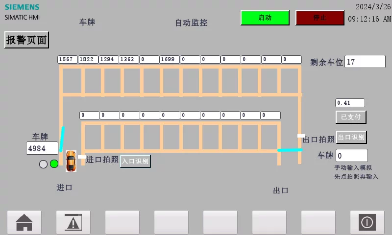 XY99-基于S7-1200 PLC的智能停车场系统设计