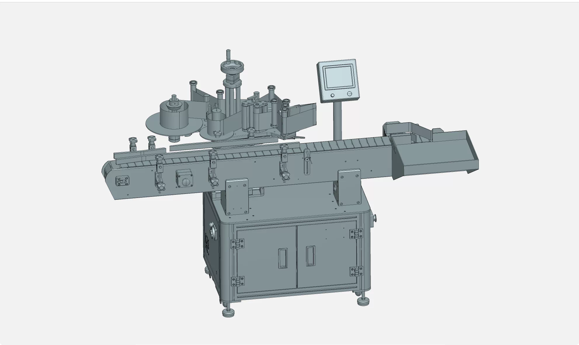 XY107-全自动贴标机结构及控制系统设计【含UG三维图】