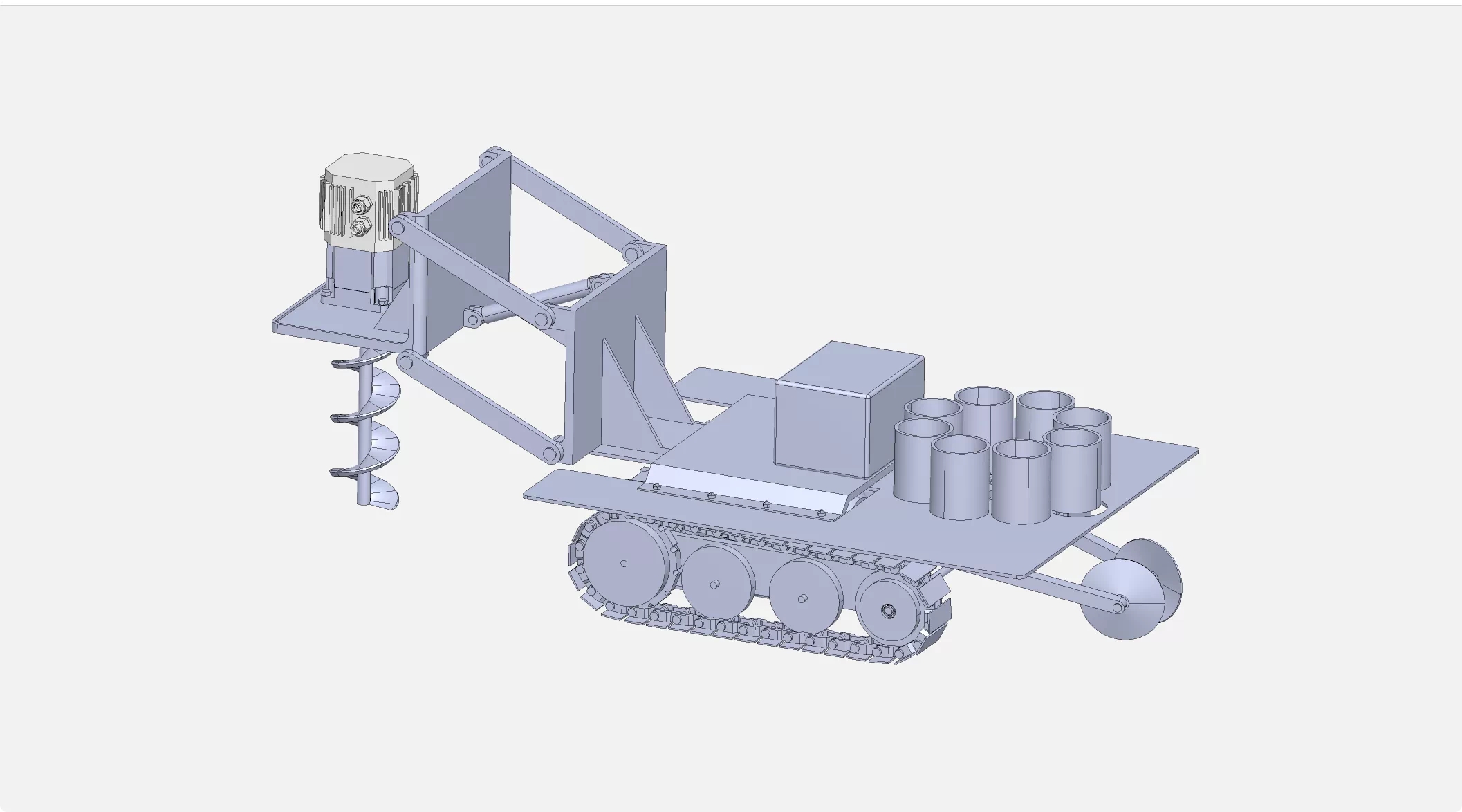 XY108-面向沙地的自动化植树机器人设计【含SW三维图】