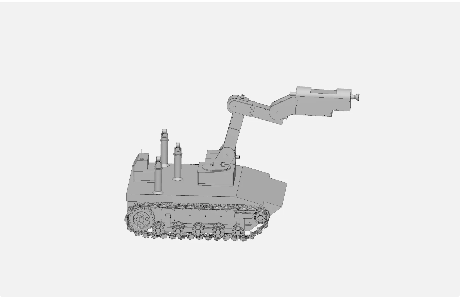 XY110-履带式消防机器人设计【含SW三维图】