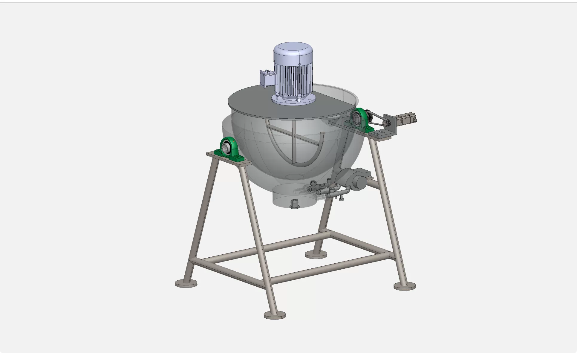 XY173-一种电磁式残枝热解炉设计【含SW三维图】