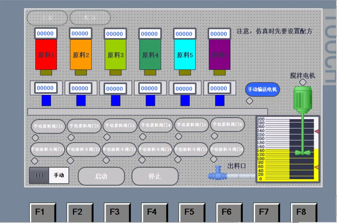 XY179-基于S7-1200 PLC和触摸屏的水泥搅拌机控制系统设计