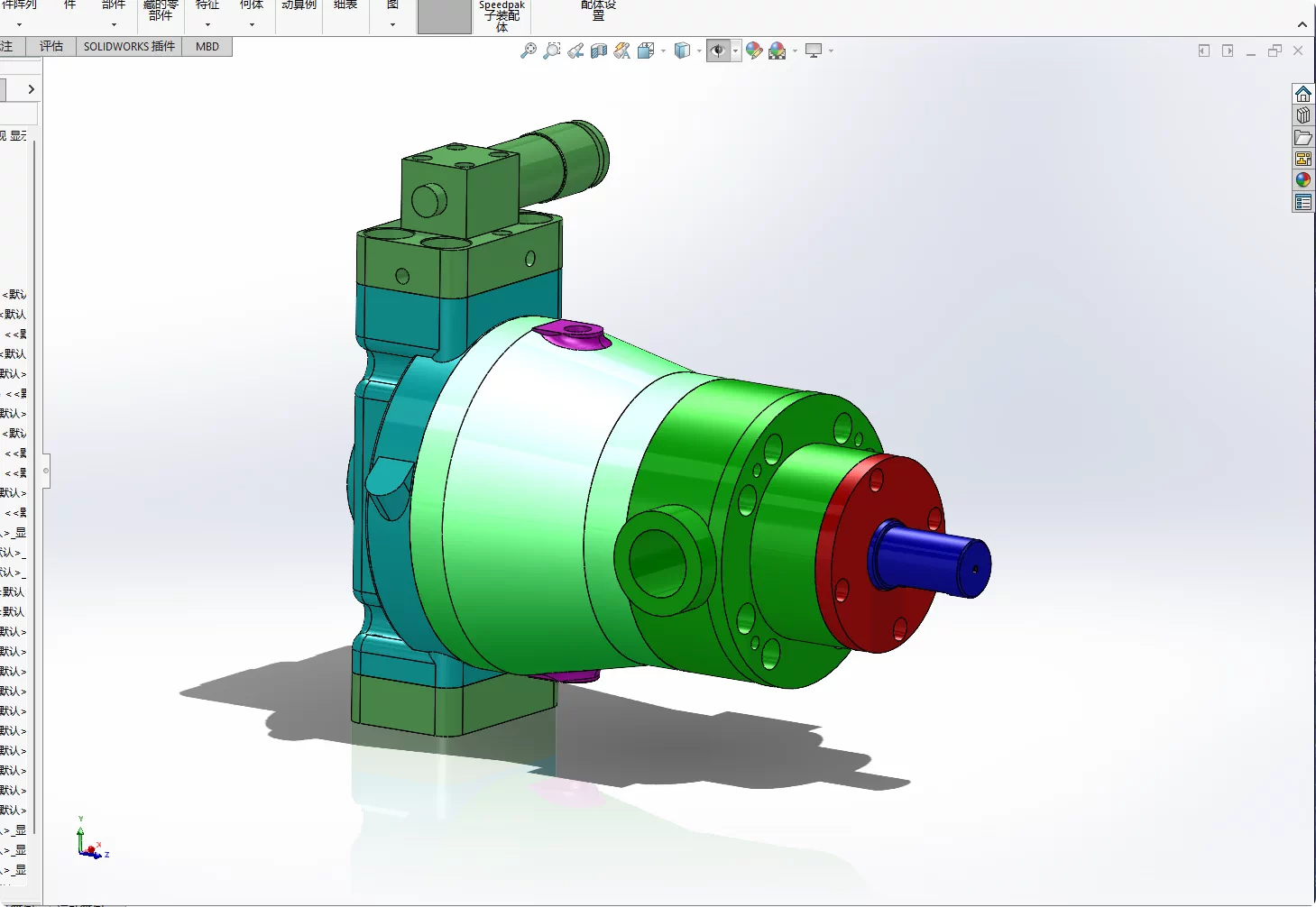 XY183-32SCY14-1B斜盘式柱塞泵设计【含SW三维图】