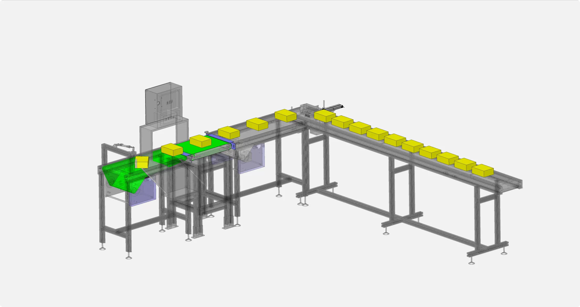 XY222-产品流水线上称重喷码系统设计【含SW三维图】