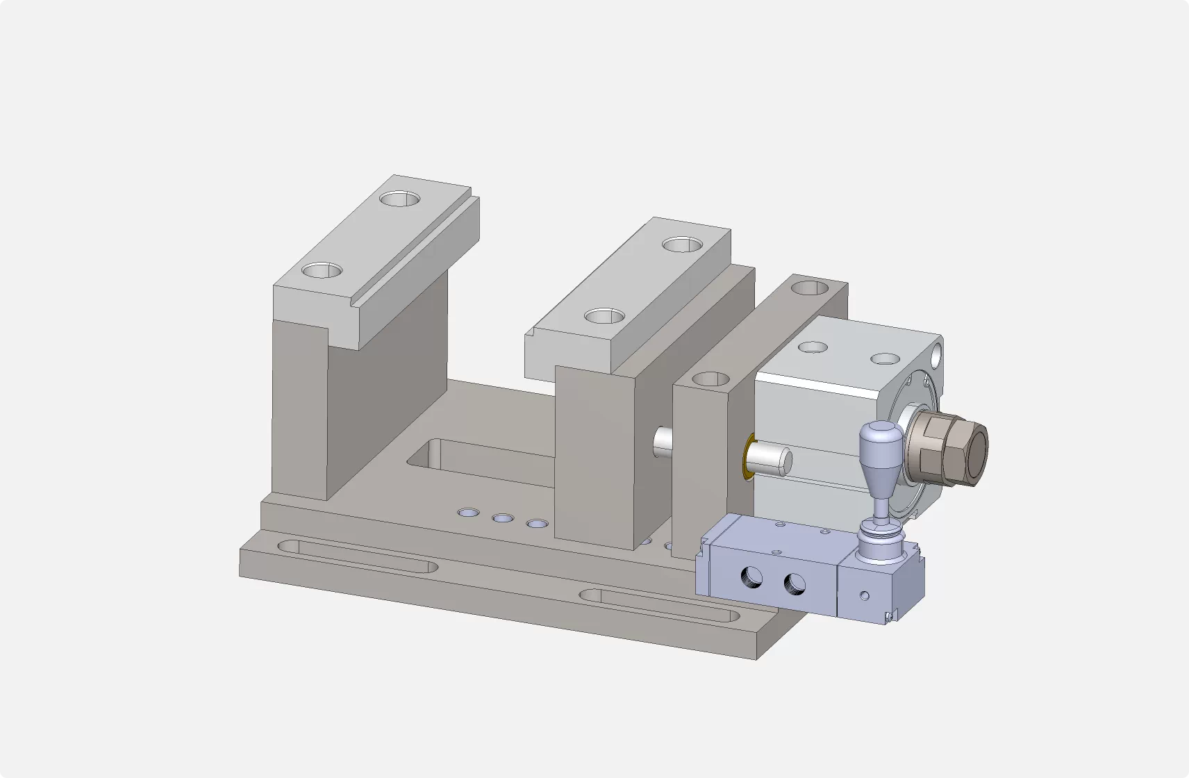 XY241-加工中心万能夹具设计【含SW三维图】