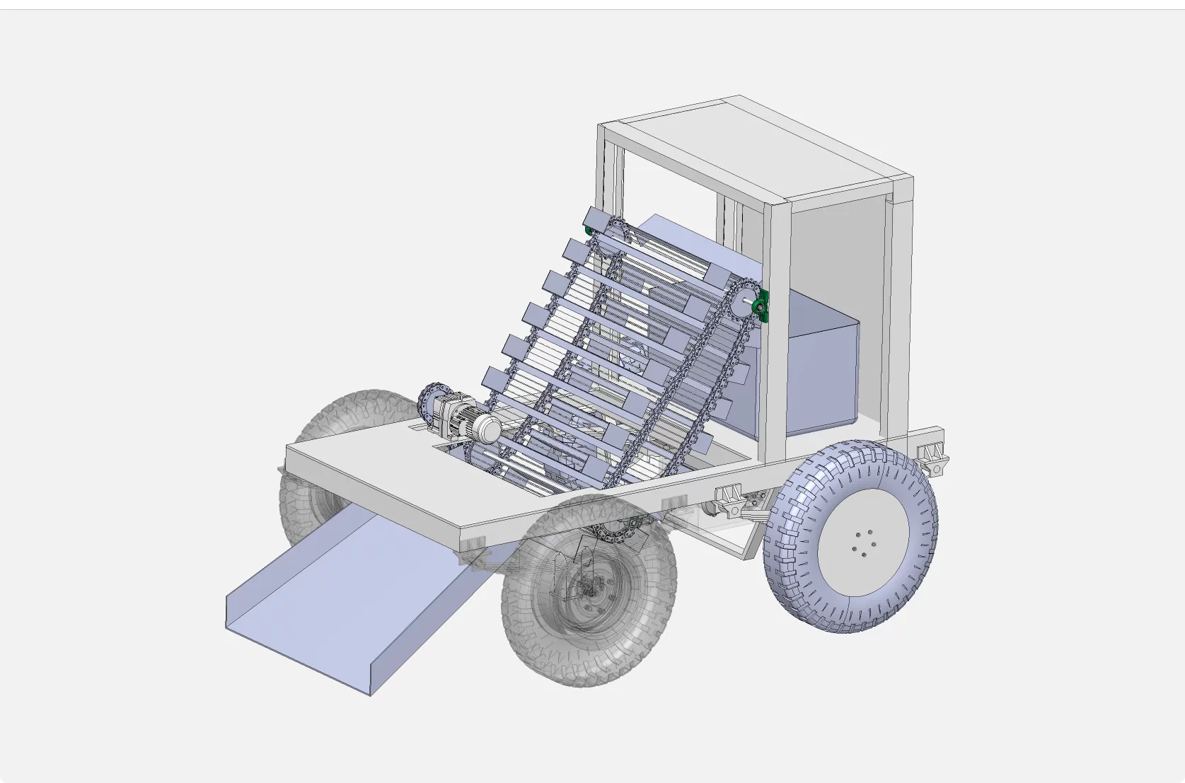 XY252-水稻起苗机苗盘分离装置设计【含SW三维图】