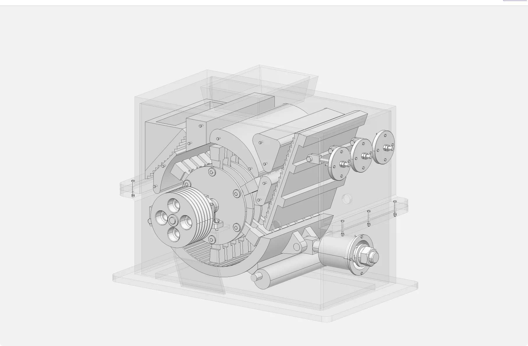 XY253-高强度纤维粉碎机设计【含SW三维图】