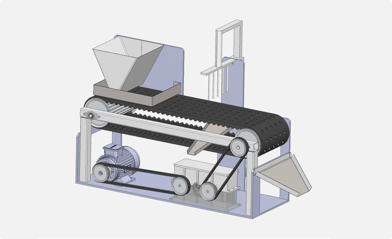XY260-球形水果去核机设计【含SW三维图】