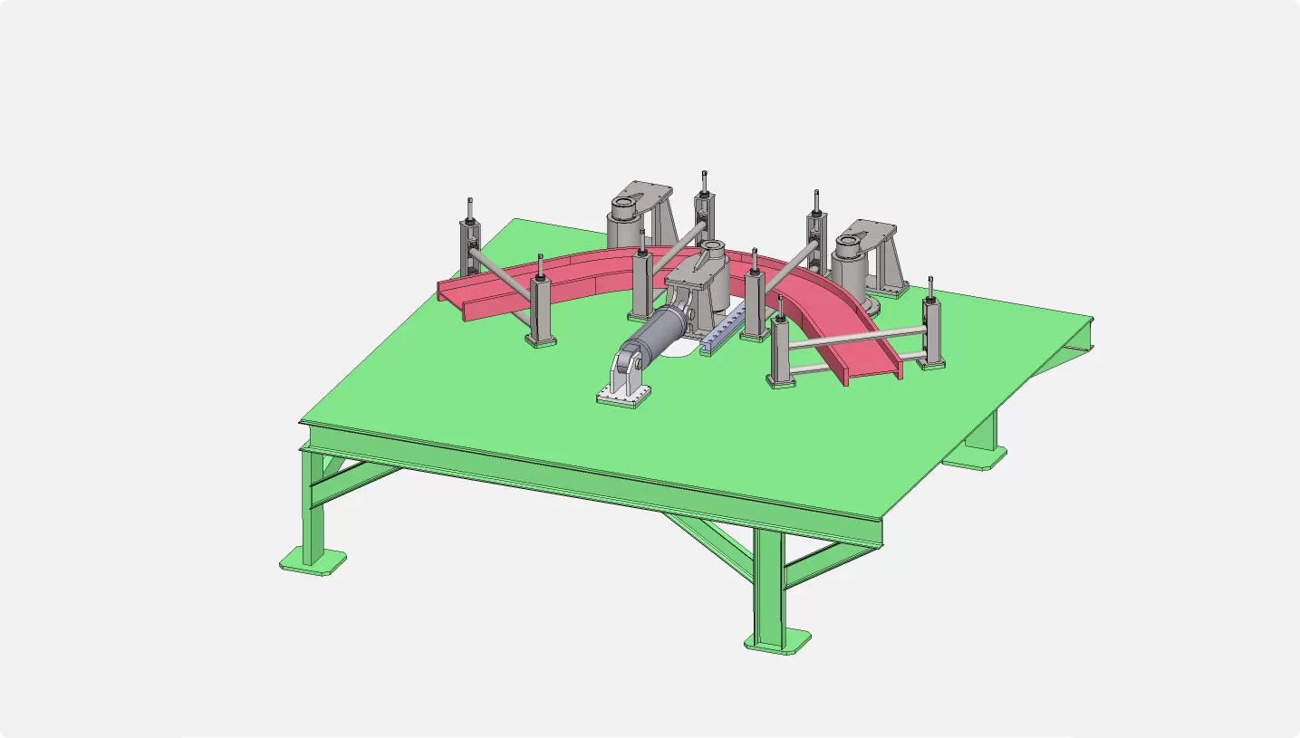 XY261-全自动型钢折弯机设计【含SW三维图】