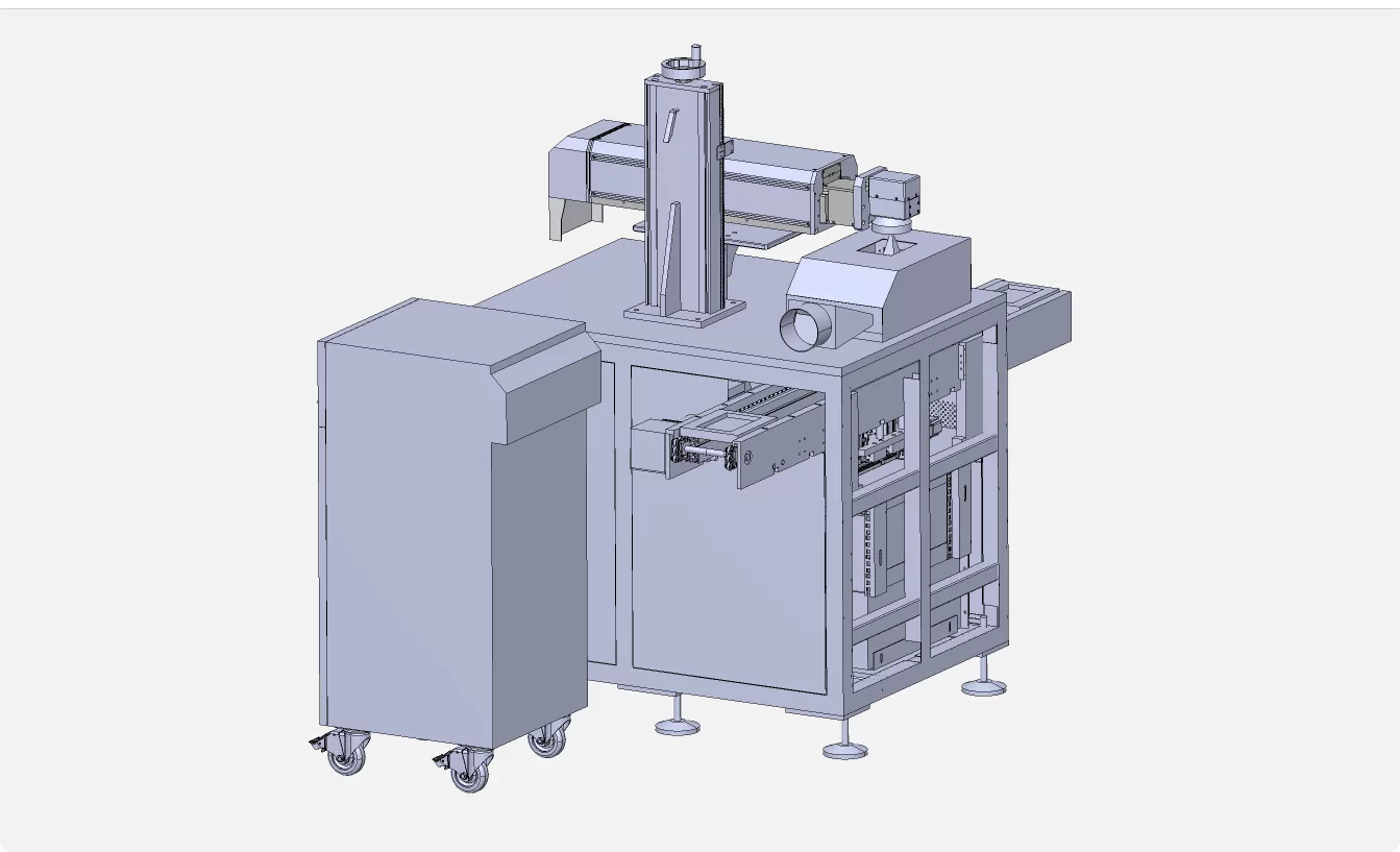 XY264-智能生产线打标站设计与控制设计【含SW三维图】