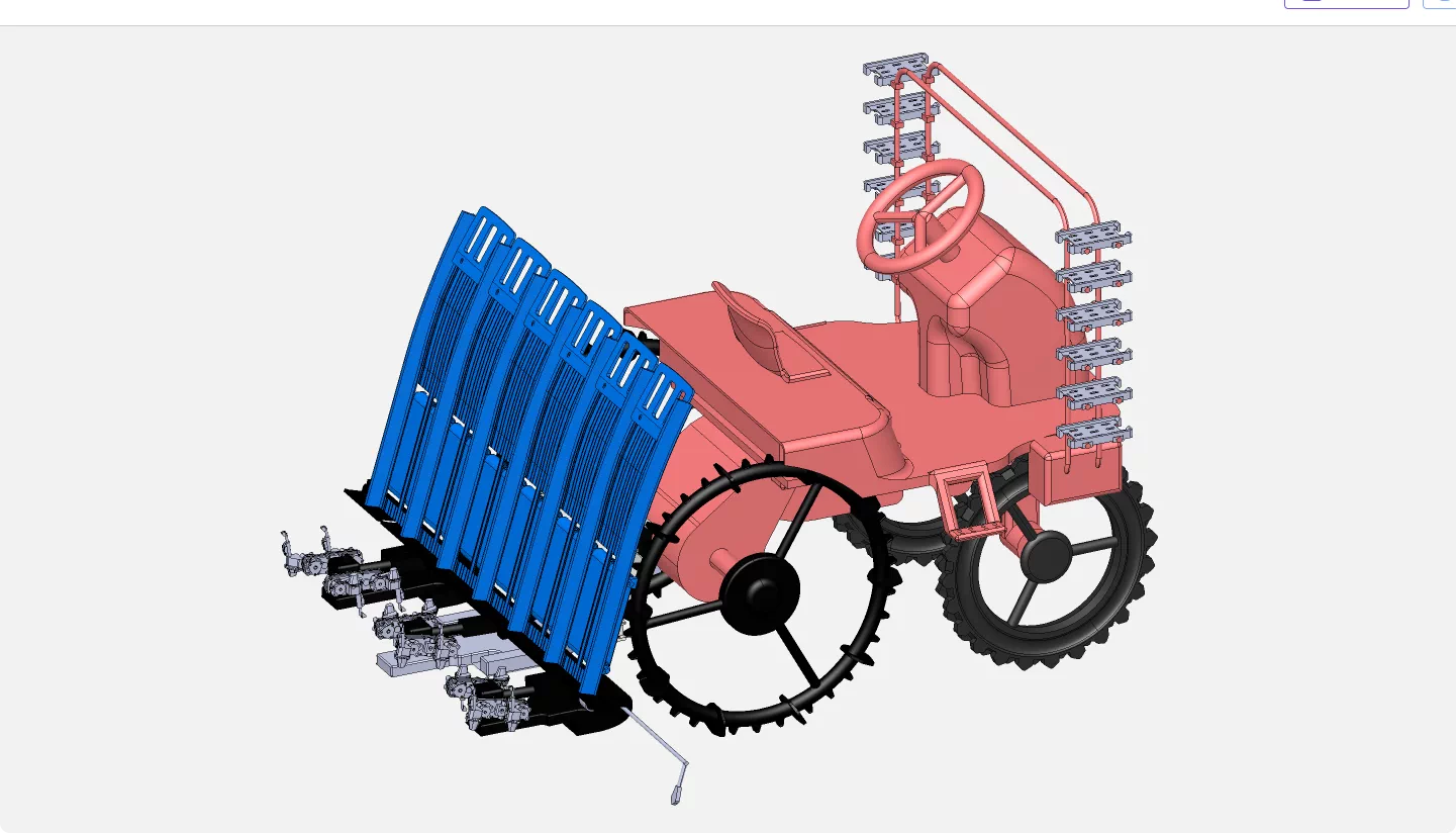 XY279-水稻插秧机结构设计【含SW三维图】