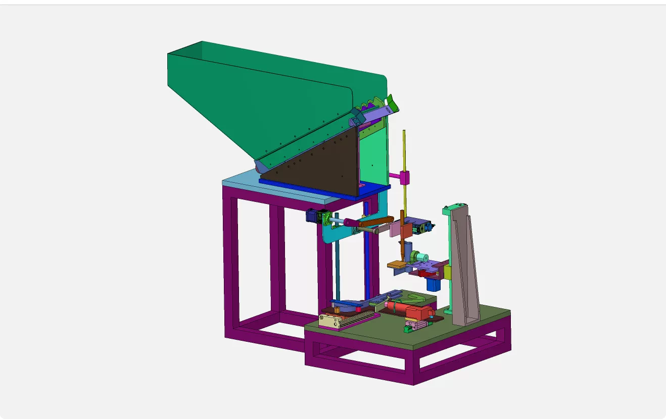 XY297-番茄绑枝插杆机设计【含SW三维图】