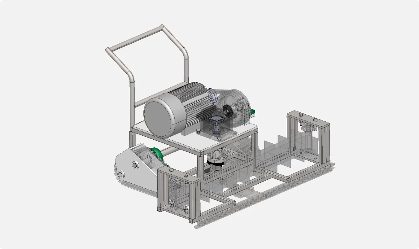 XY299-农用小型电动割草机结构设计【含SW三维图】