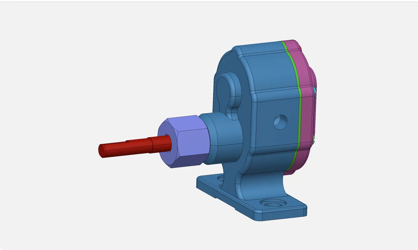 XY307-齿轮油泵结构设计【含SW三维图】