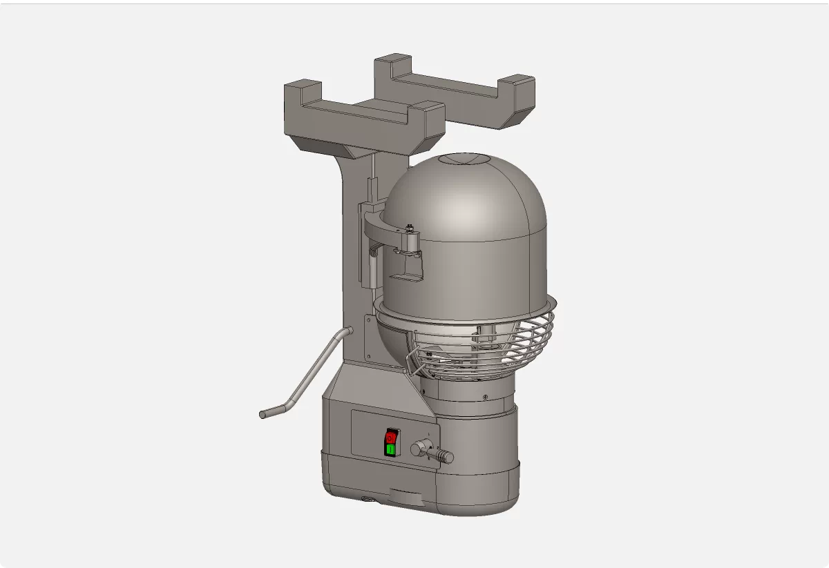 XY310-真空食品搅拌机设计【含SW三维图】