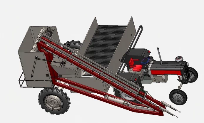 XY311-小型胡萝卜采收机设计【含SW三维图】