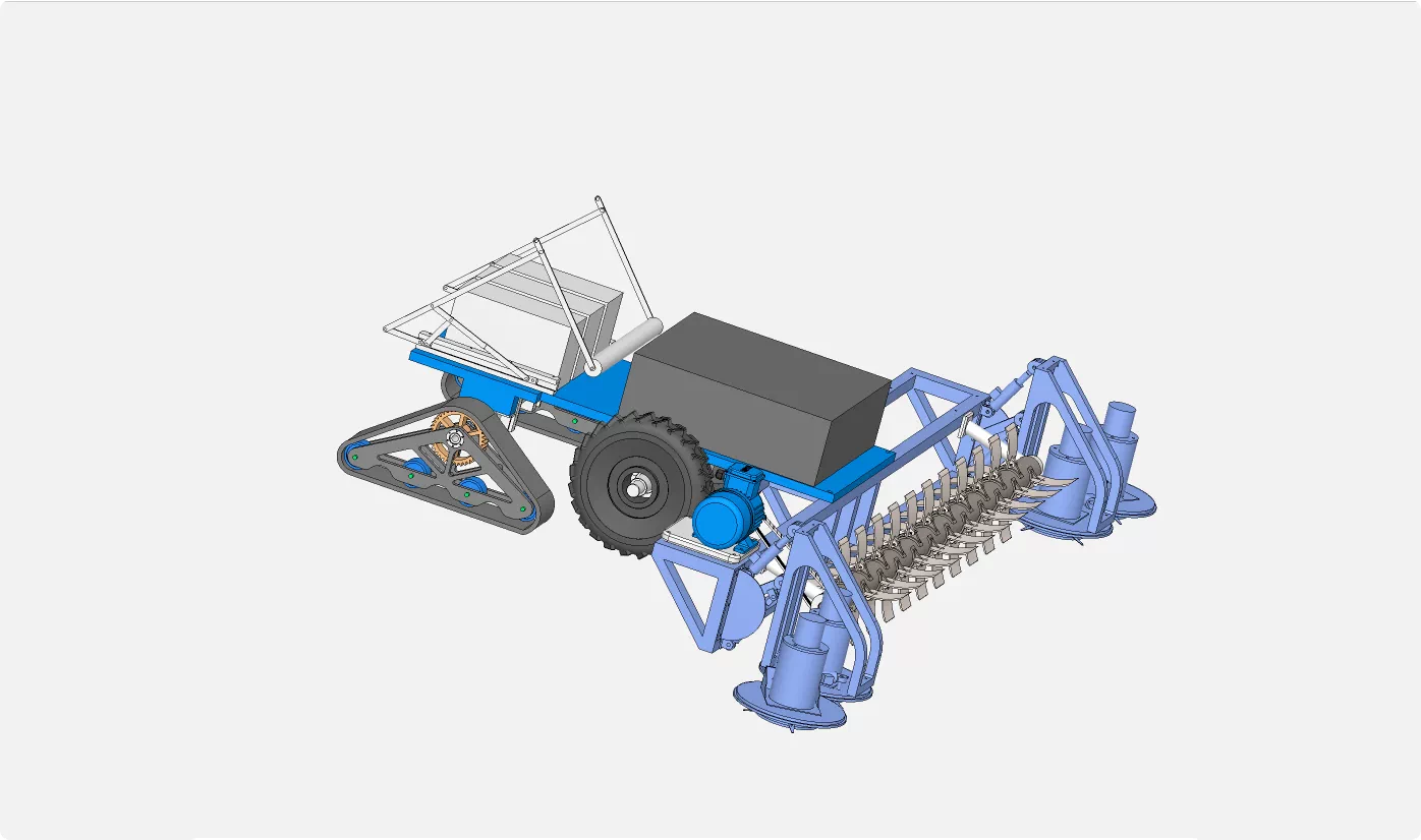XY320-小型割草机结构设计【含SW三维图】