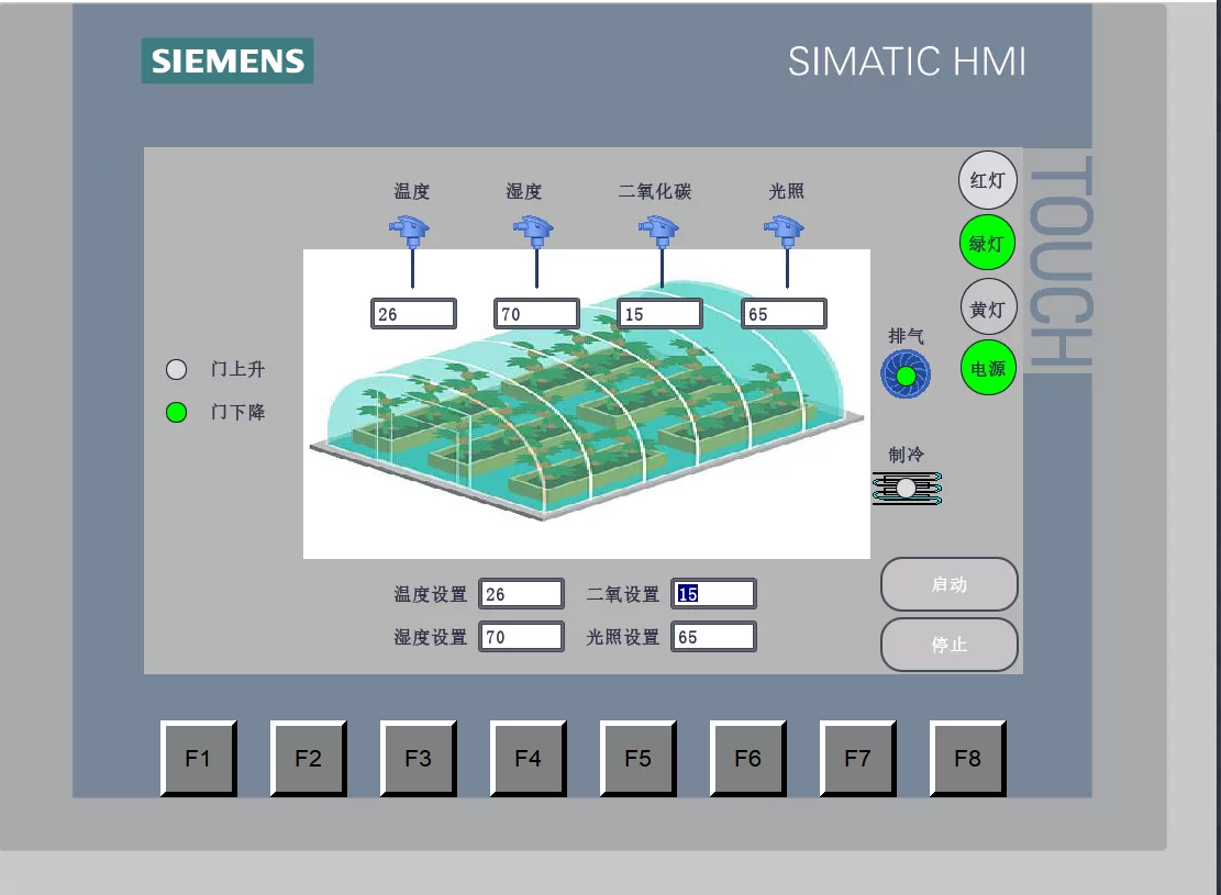 XY338-基于S7-1200 PLC的采摘棚环境控制系统创意设计