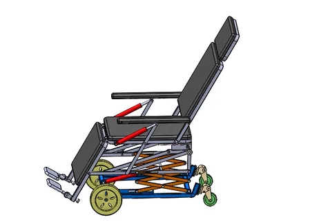 XY382-行动障碍者模块化家居轮椅的设计【含SW三维图】