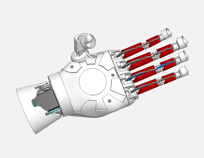 XY397-康复机械手的结构设计【含SW三维图】