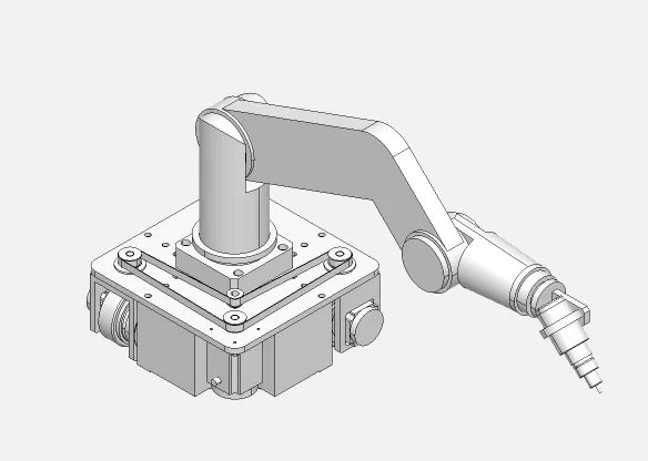 XY413-新能源汽车电池铝盒焊接机器人设计【含SW三维图】