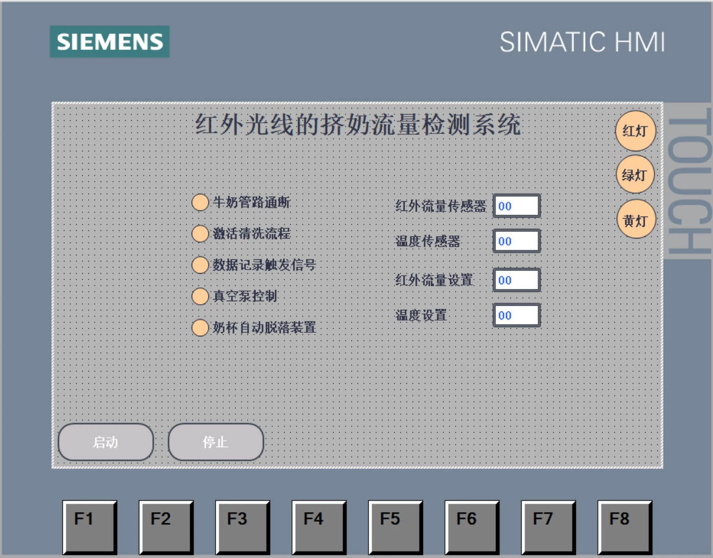 XY448-基于红外光线的挤奶流量检测系统设计