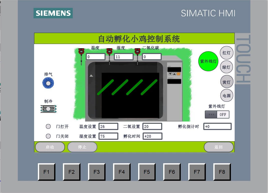 XY457-基于S7-1200 PLC的自动孵化小鸡控制系统设计