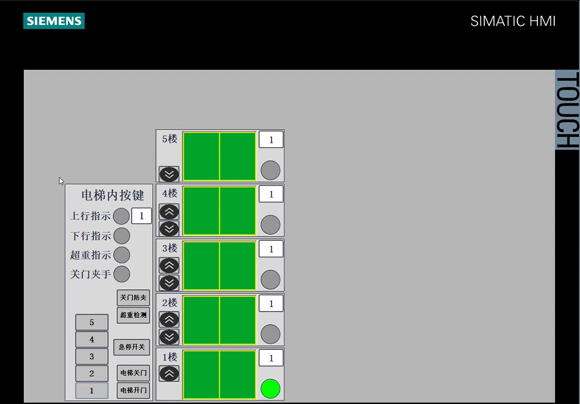 XY462-基于S7-1200 PLC的智能电梯控制系统设计