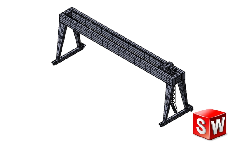 XY465-400吨双小车造船门式起重机总体方案及起升机构设计【含SW三维图】