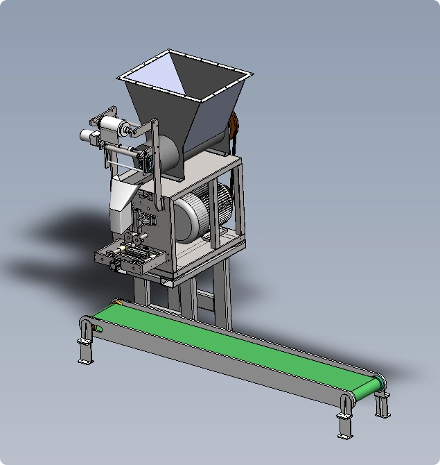 XY502-马铃薯包装机构设计【含SW三维图】