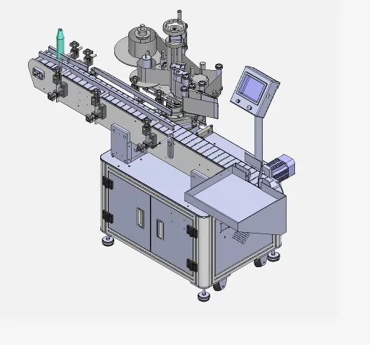 XY503-自动贴标机系统机械设计及运动仿真【含SW三维图】