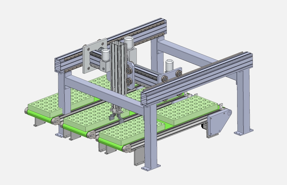 XY510-穴盘苗智能移栽机传送机构设计【含SW三维图】