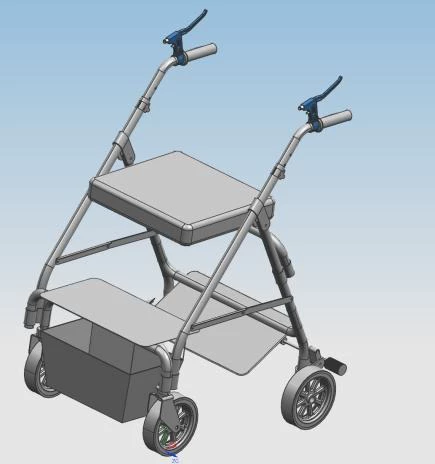 XY513-多功能老年人手推车结构设计【含UG三维图】