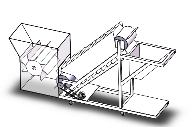 XY515-粮食收集运输机的结构设计【含SW三维图】
