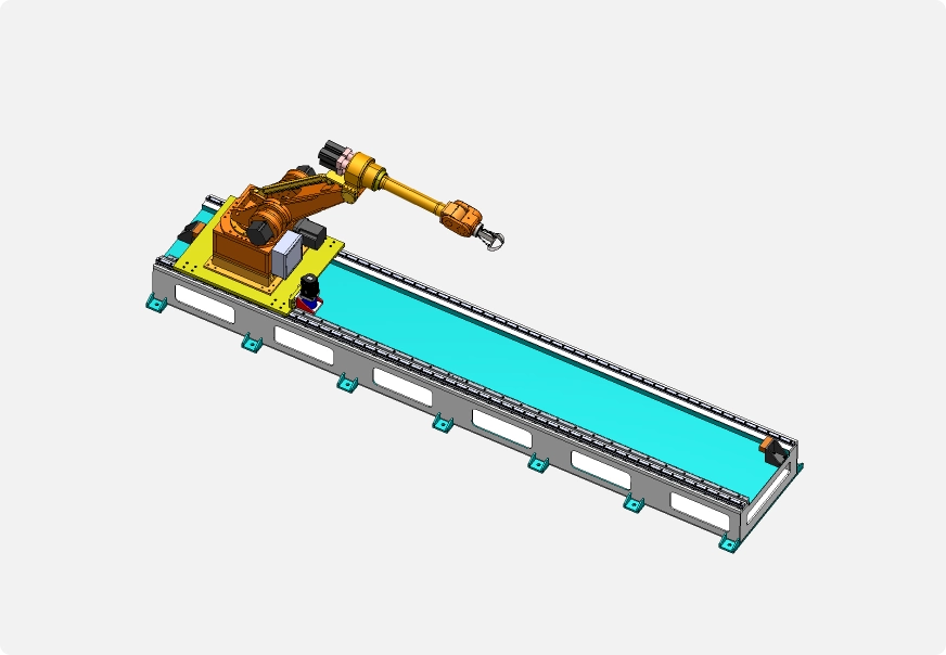 XY516-注塑机下料机械手结构设计与运动分析【含SW三维图】