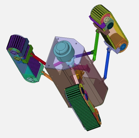 XY520-一种管道清淤机器人的结构设计及优化【含SW三维图】