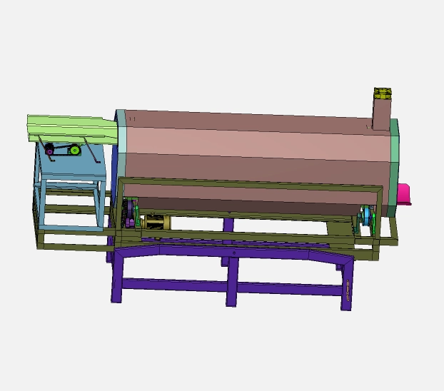 XY526-微波型茶叶杀青机设计【含SW三维图】