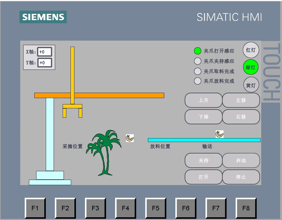 XY531-基于S7-1200 PLC的香蕉采摘机控制系统设计