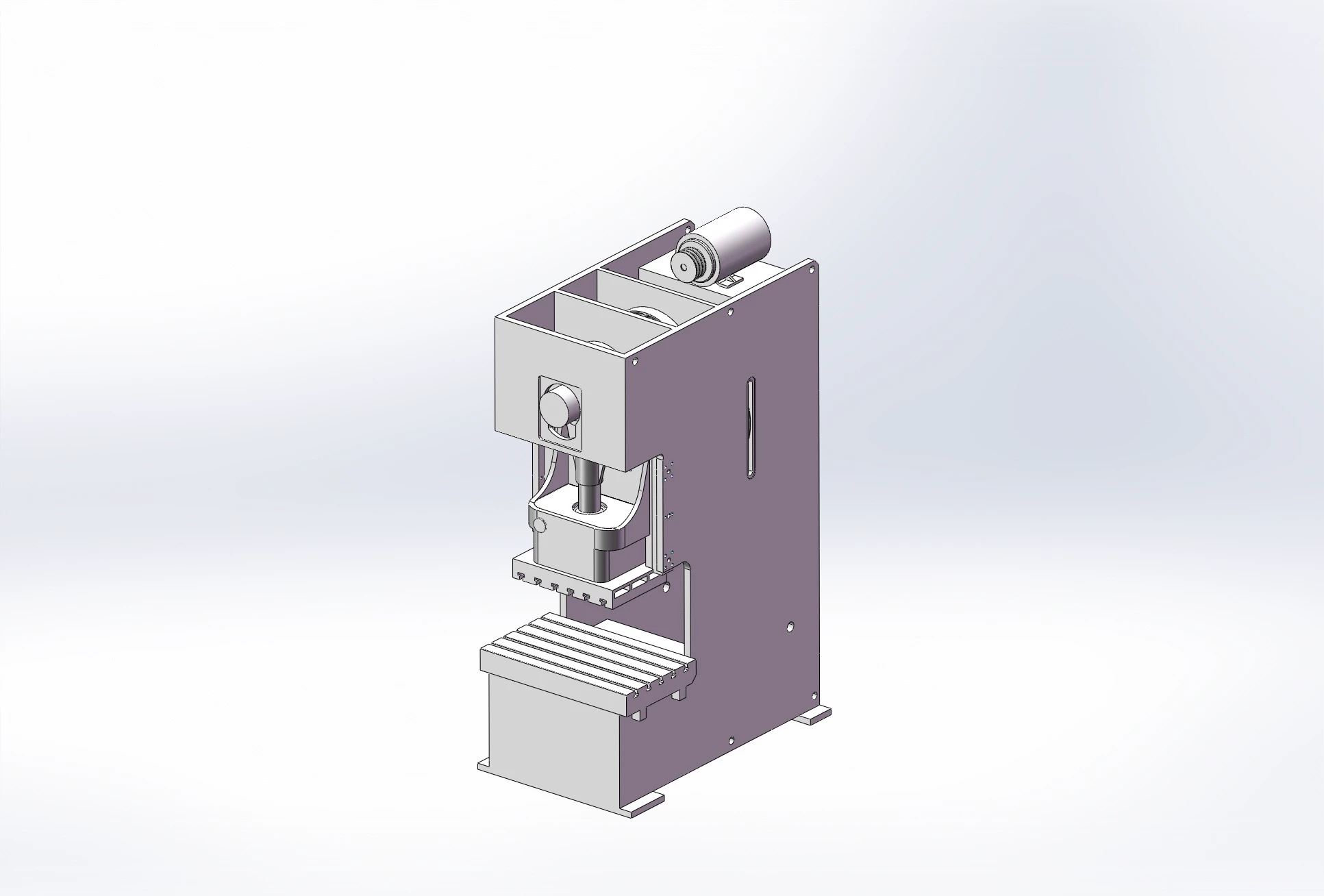 XY540-固定台式压力机结构设计