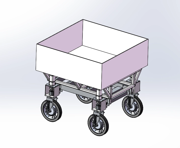 XY544-自行式田间运果车设计【含SW三维图】