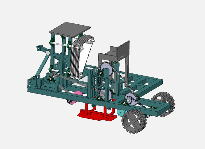 XY546-沙漠铺草机设计【含SW三维图】