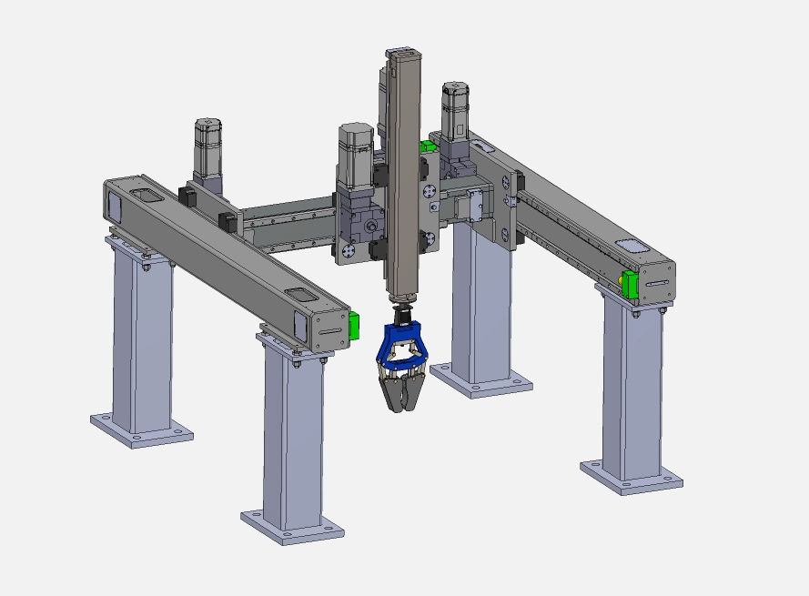 XY549-矩阵上料机械手设计【含SW三维图】