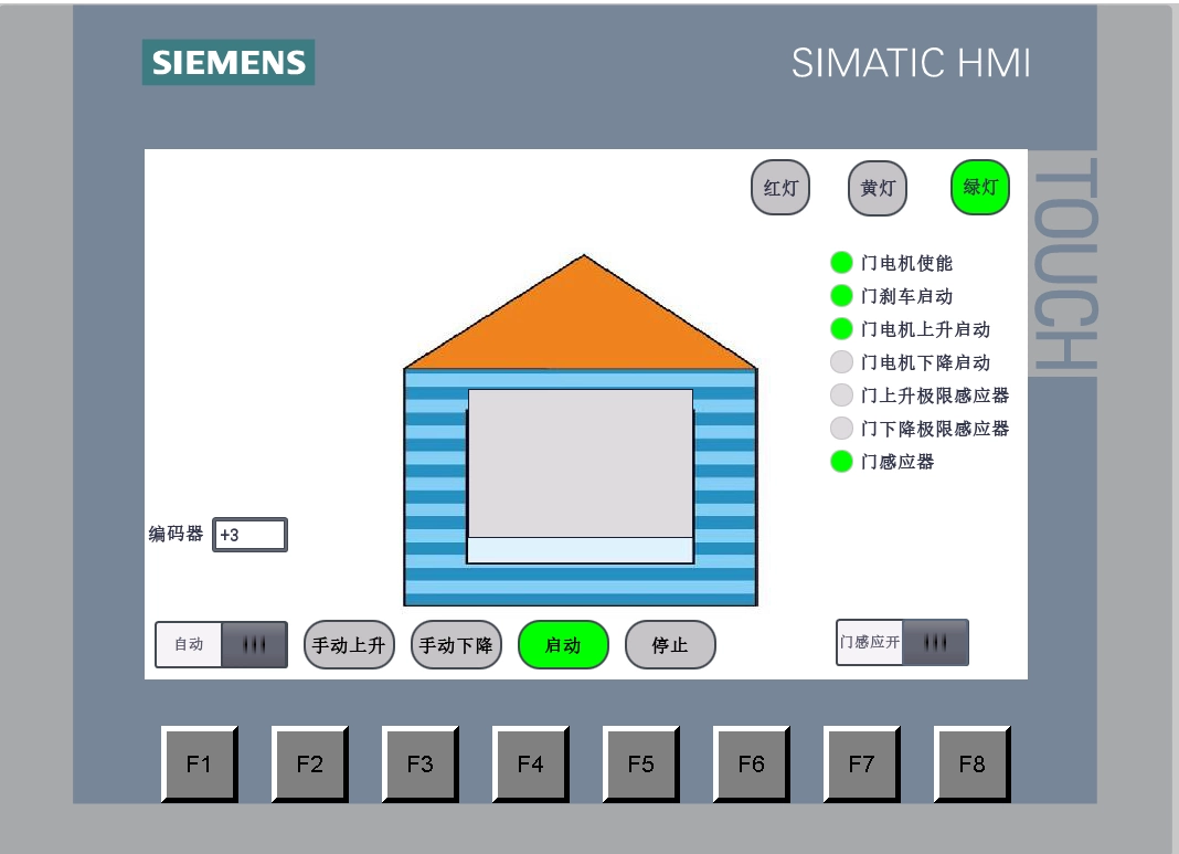 XY550-基于PLC的自动门电气控制系统设计