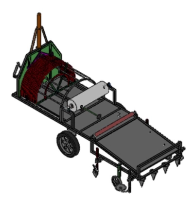 XY561-牵引式小拱棚覆膜机设计【含SW三维图】