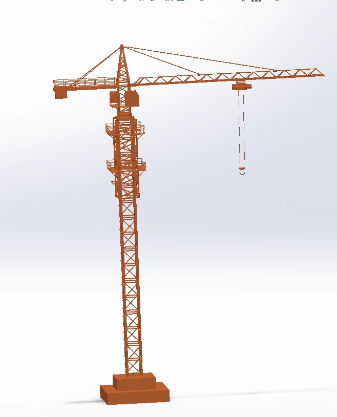 XY568-塔吊起重臂的三维建模及模态分析【含SW三维图】